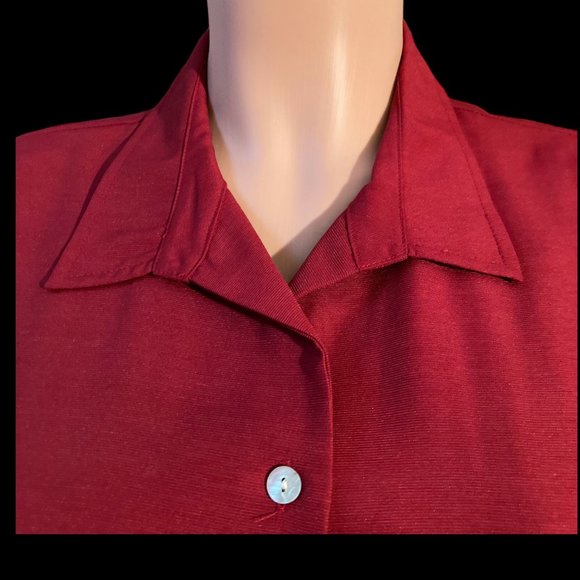 NWOT Vintage Laura Scott Sleeveless Collared Top Blouse Size 14 - Picture 5 of 8